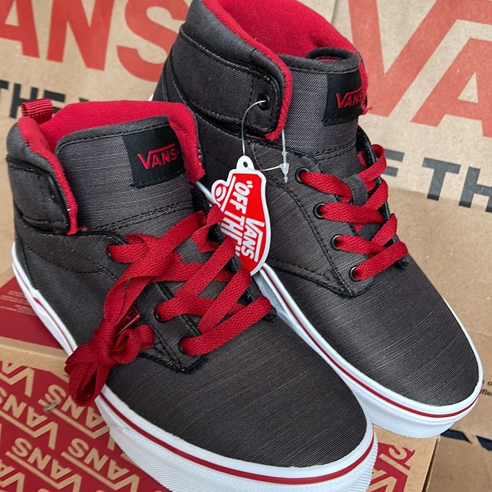 Vans Atwood Textile Black/Chili Pepper/White WMNS - Picture 7 of 16